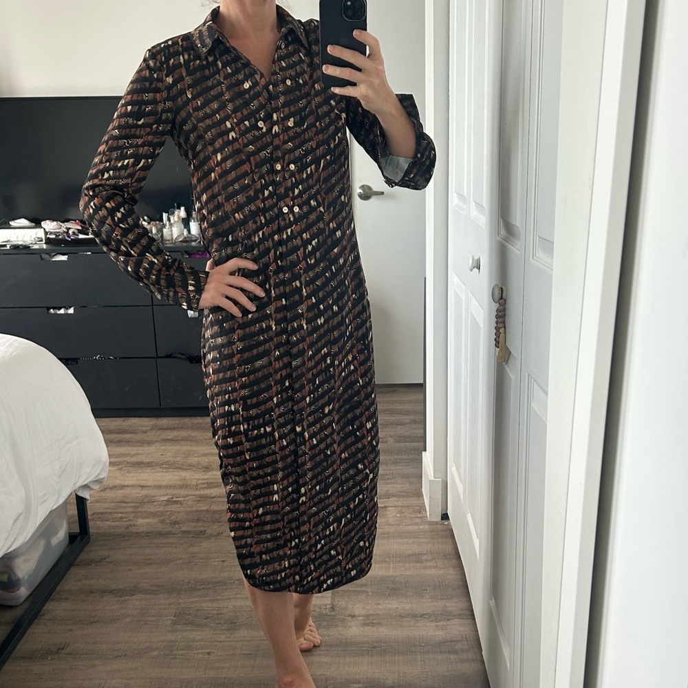Ted Baker Midi Shirt Dress 0